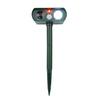 Protecteur de jardin, répulsif ultrasonique pour animaux avec détection de mouvement, lampes LED clignotantes à énergie solaire, construction