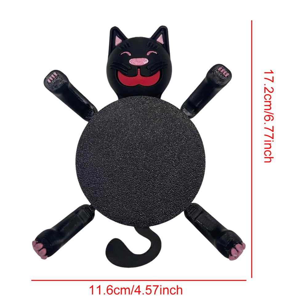 3D-печать Изолированная подставка под стакан Орнамент Снятие стресса Кружка Подставка Украшение Милый Котенок Подставка для кружки для украшения дома