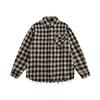 2024 Letter Long Sleeve Shirt Japanese Hong Kong Style Ins Loose Shirt Boys Summer Trendy Versatile Casual Coat