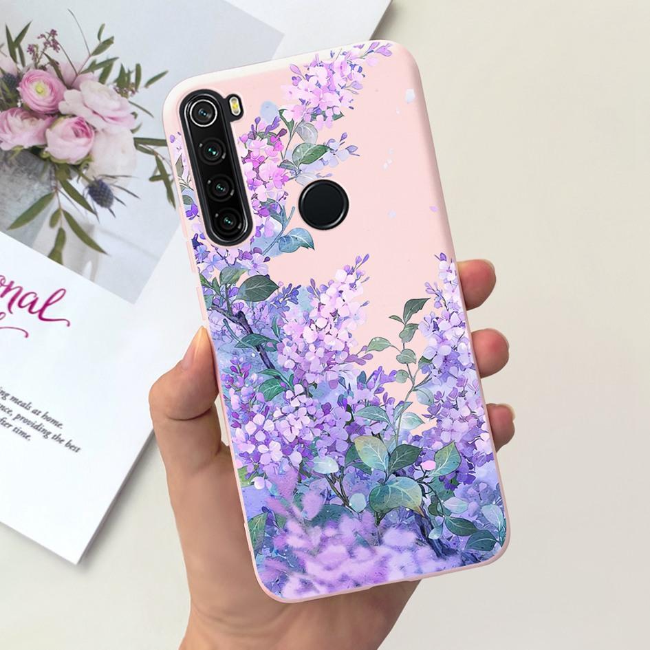 Для чехла на телефон Xiaomi Redmi Note 8 8T Чехол Популярный Цветок Тонкий Мягкий Силикон Coque Для Xiaomi Redmi Note 8 Pro Note8 8 T Fundas
