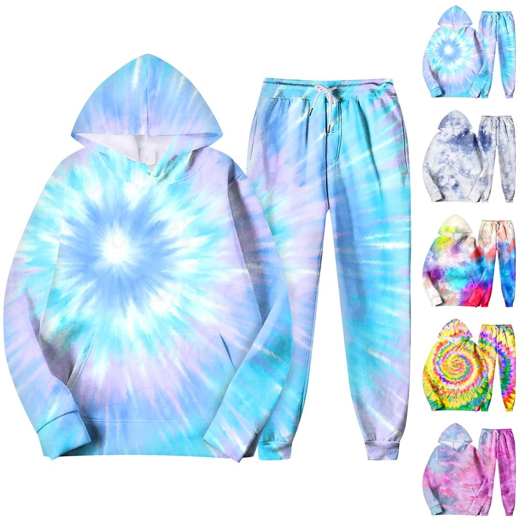 Мужской спортивный костюм с капюшоном, унисекс, двухсекционная одежда для бега, пуловер с длинными рукавами, толстовки с капюшоном + комплект спортивных штанов