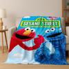 3D Фланелевое одеяло с рисунком из мультфильма S-Sesame, Уютное мягкое плед-покрывало для дома, спальни, кровати, дивана, пикника, офиса, Подарок, Дети