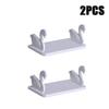 1-4PCS Wall Mounted Swan Storage Shelf No Drilling Rack Durable Plastic Kitchen Bathroom Towel Organizer Space Saver