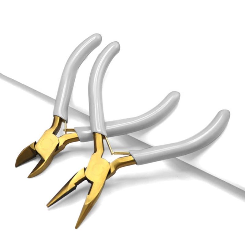 Тонкогубцы, длинногубцы для изготовления ювелирных изделий, обмотки леской, рукоделия, маленькие тонкогубцы с ручкой.