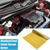 ABSOPRO Car Heat Shroud Aluminum Plated Heat Shield Mat Heat Shield Cover Protective Fiberglass x 48" 36"