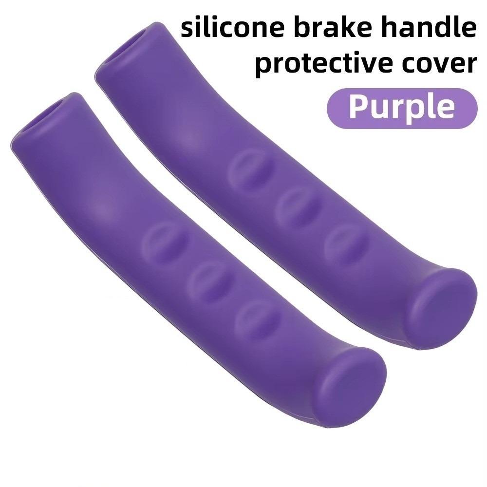 1 Pair Anti Slip Bike Brake Handle Grip Silicone Bicycle Handle Protector  Handle Protection