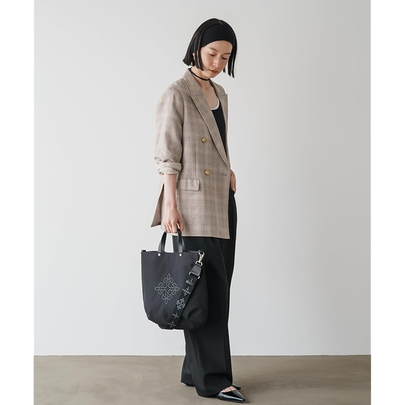 [Рашит] Двухсторонняя сумка-тоут (CE-1404-WEB) RUZ1042121A0013 Бесплатный черный