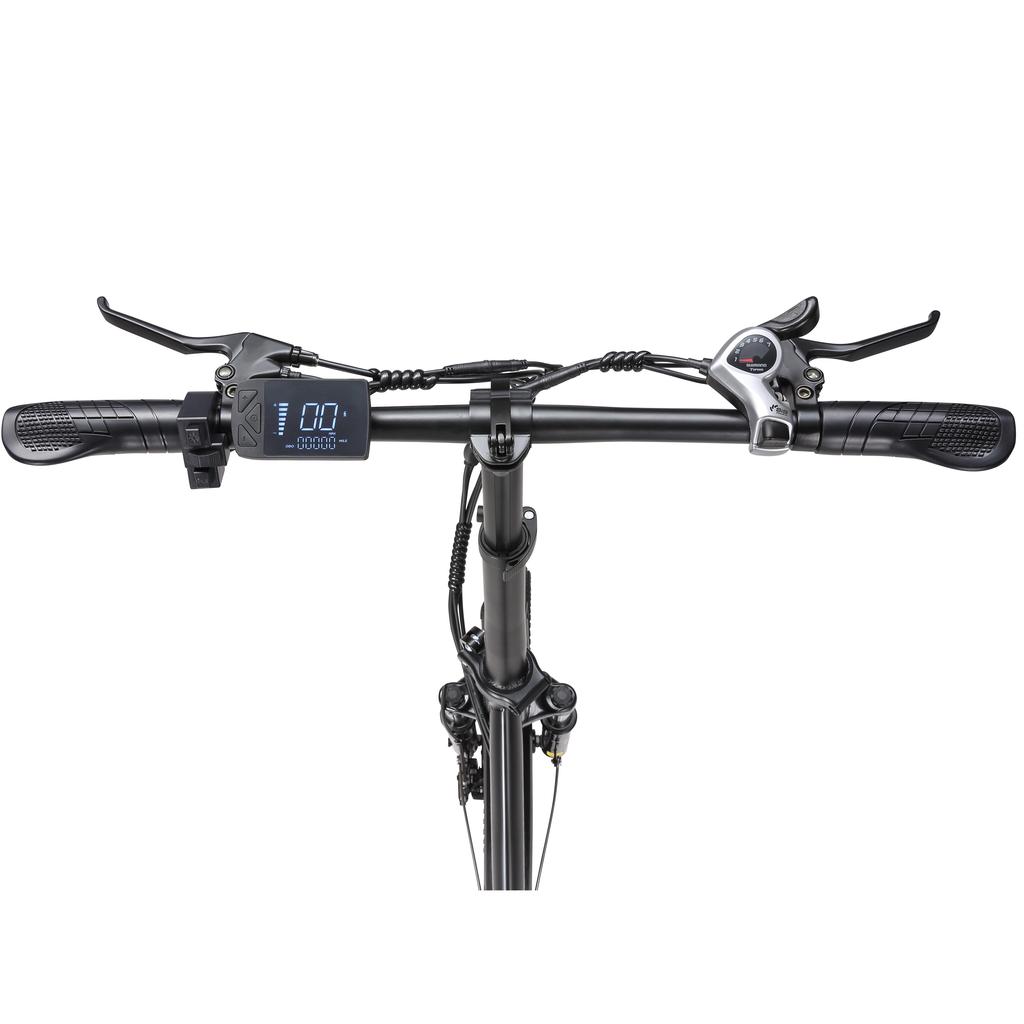 SINOHON C20 Городской складной электровелосипед для поездок на работу с сиденьем для буксировки, мотор 250 Вт, аккумулятор 36 В 18 Ач, городской электровелосипед, 20-дюймовые дорожные шины, удобный электровелосипед