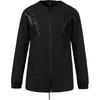 Neo Comfortable Windproof Round Neck Zipper Long Sleeve Jacket Women Jackets Black DZ7690