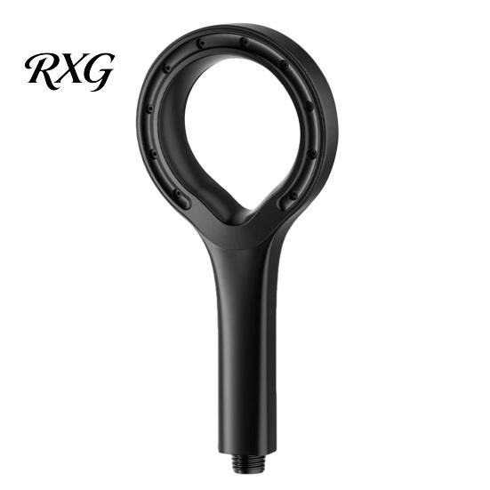 Durable Shower Head Head, Large Ring Shaped, High Pressure Handheld Spray, Modern Bathroom Water Flow Accessory, for Home Coverage Spray