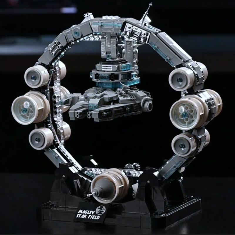 1196pcs Star Plan MOC Building Blocks Model Falcon Spaceship DIY Building Toys Set Brick Cool Room Ornament Gifts for Adult Boys