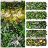 Панель для стены из искусственных растений DIY Защита от УФ-излучения Искусственная папоротниковая трава Экран для уединения