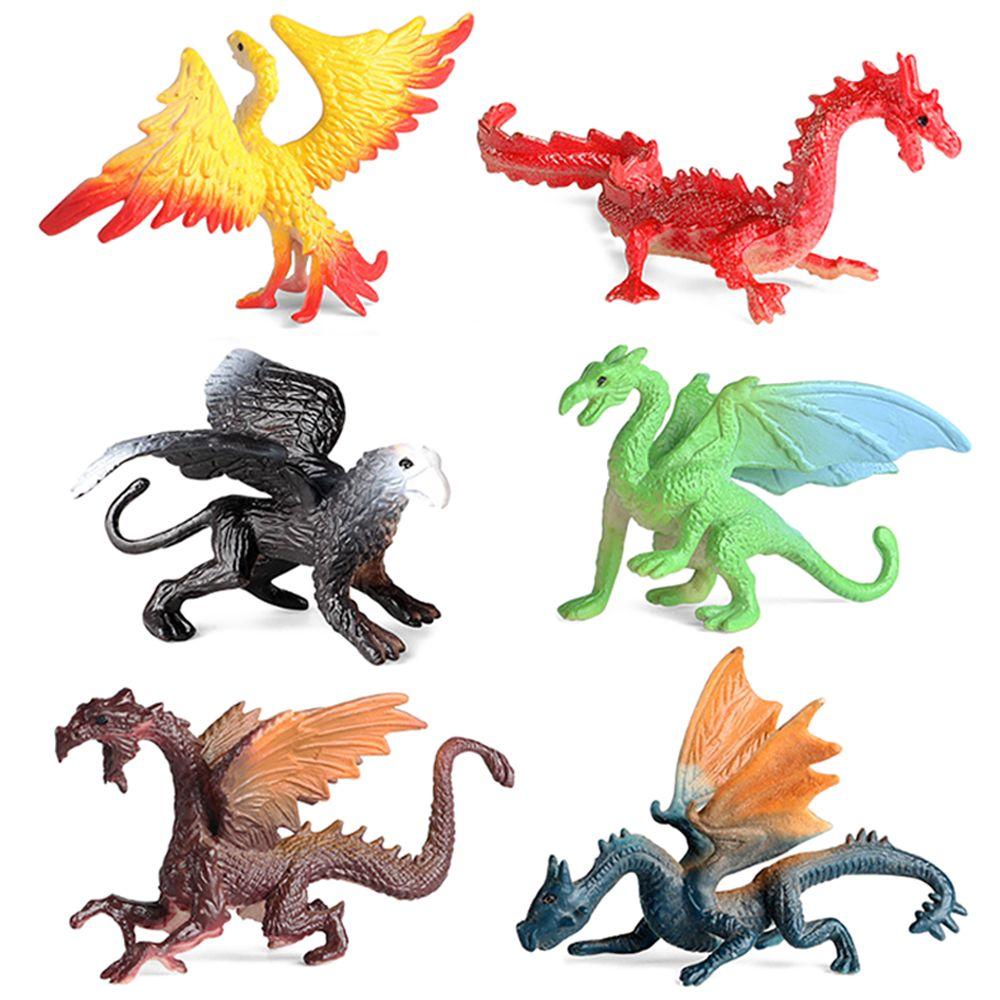 Prank Props Magic Dragon Model Scenes Making Mythical Creature Figurine Loong Phoenix Griffin
