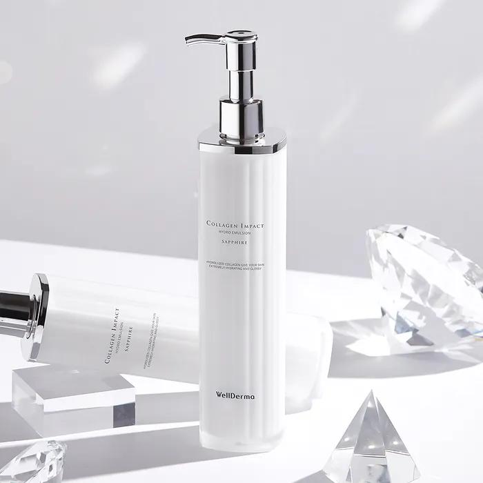 Water Glow_Wellderm Сапфировая Гидро Эмульсия с Коллагеном Impact 100 мл