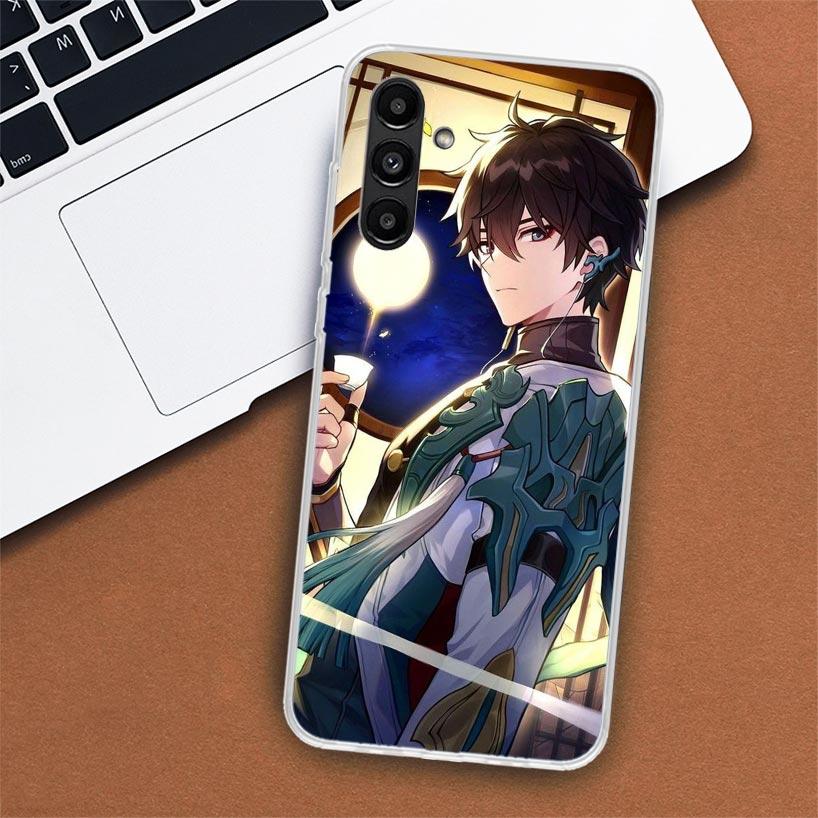Чехол для телефона Honkai Star Rail Dan Heng для Samsung Galaxy A51 A71 A50 A70 A40 A30 A20E A10 A41 A31 A21S A11 A01 A6 A8 + A7 A9 Plus