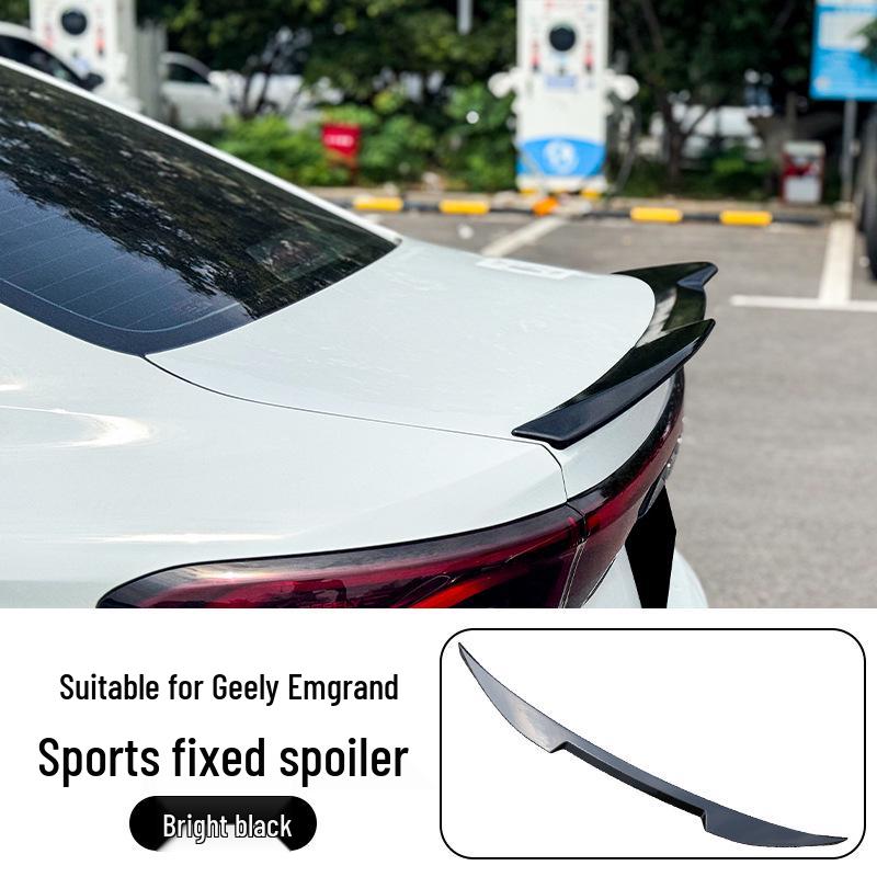 Задний спойлер Geely Emgrand: Простая установка без сверления, Спортивное крыло-спойлер
