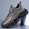 Модная мужская обувь Кроссовки Мужские мужские повседневные туфли теннисные туфли Роскошные кожаные дышащие туфли модные мокасины кроссовки для мужчин