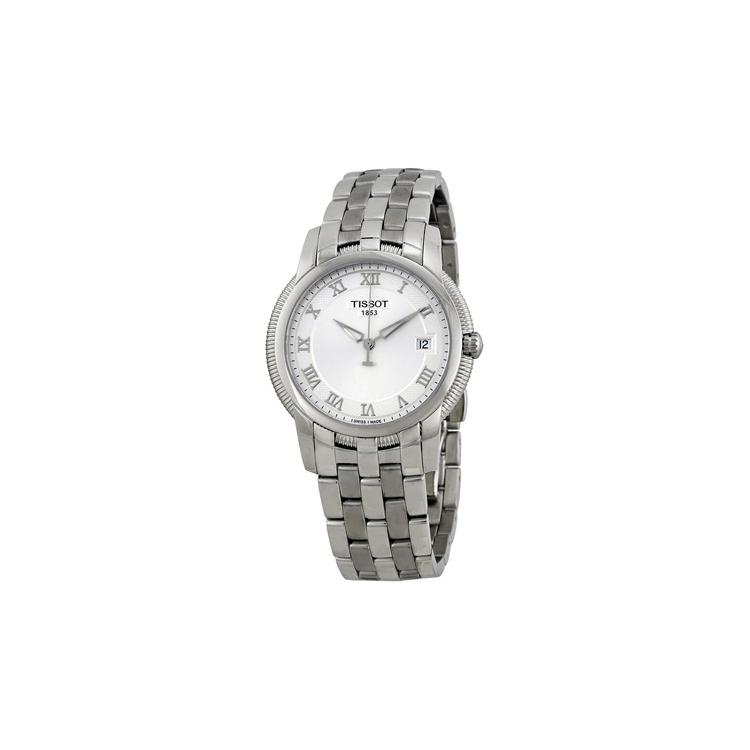 Tissot Мужские часы с кварцевым механизмом Часы 39,5 мм Серебристый циферблат Корпус из нержавеющей стали T031.410.11.033.00