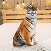 Симуляция 3D Плюшевые Подушки-Кошки и Тигры Мягкие Набивные Животные Подушка Декор для Дивана Мультяшные Плюшевые Игрушки Для Детей Девочки