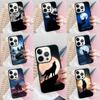 Чехол для телефона «Луна и Воющий Волк» для iPhone 17 Air 15 16e 14 13 Pro Max Coque 12 11 Pro Max PLUS