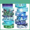 Tapes 19pcs Winter Washi Forest Set 15mm5m Blue Snow Gift Paper Adhesive Masking Tape Decoration Stickers