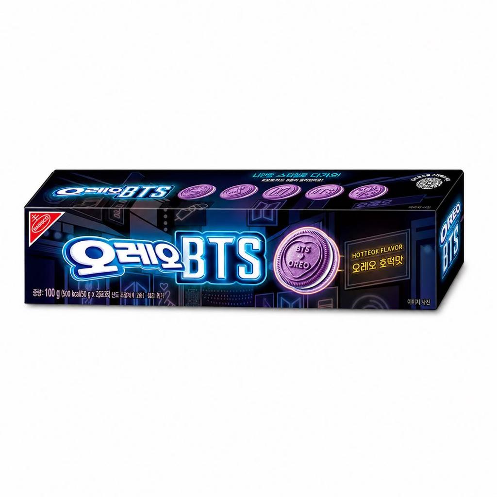 BTS OREO Фиолетовое Сэндвич-печенье в корейском стиле, 100 г, 300 г, 1000 г