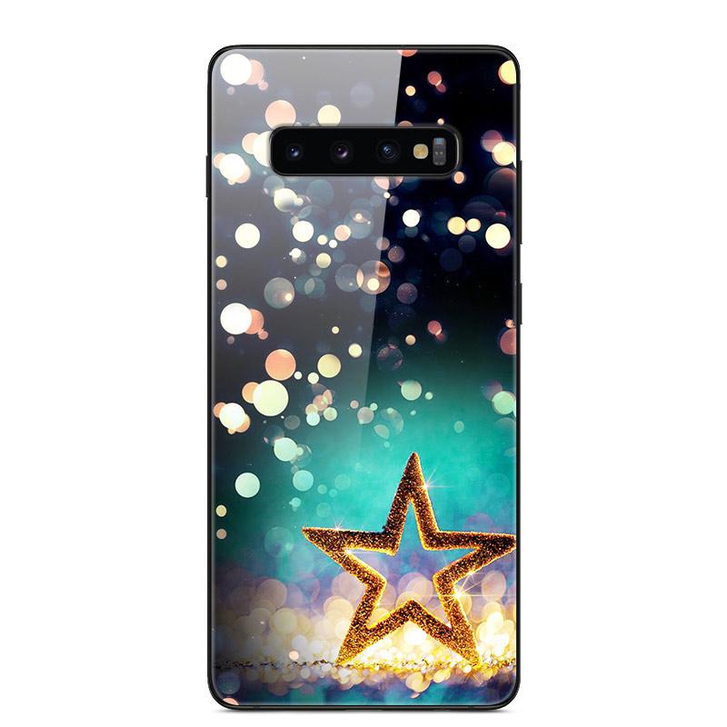 Для Samsung S10 Plus Чехол Закаленное Стекло Жесткая Задняя Крышка Телефона coque Для Samsung Galaxy S10E S 10 5G S10plus бампер чехлы capa