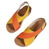Fashion Fashion 2025 Open Toe Women's Sandals Summer New Color Matching Outdoor Casual Comfortable Non-Slip Plus Size Wedge Sandals