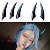 Украшение для волос Готический дьявол рога Призрак шпилька для волос Косплей Костюм Аксессуары Повязка на голову для Хэллоуина