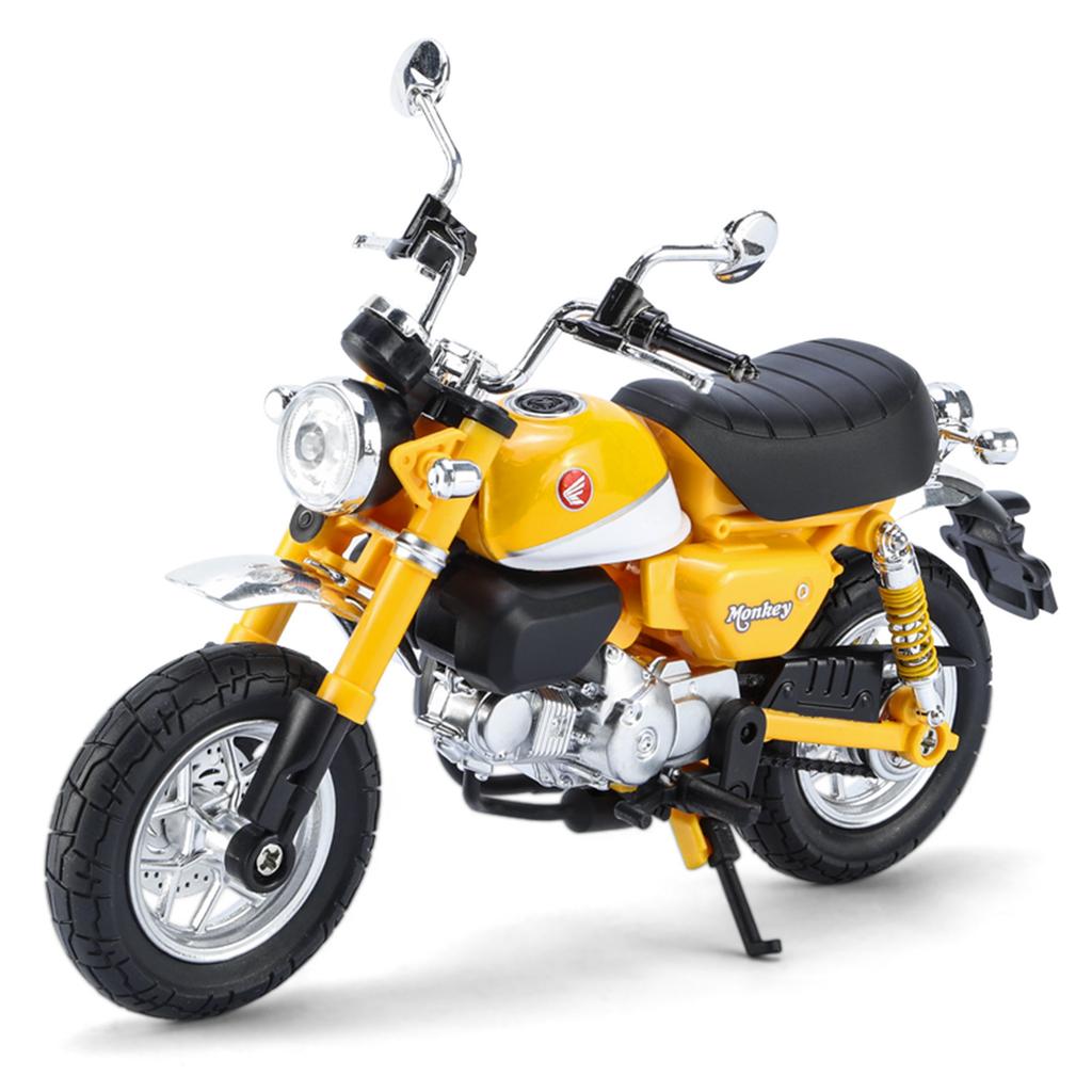 1/12 Honda Monkey 125 сплав спортивный мотоцикл модель литье под давлением уличные гонки мотоцикл модель имитация звук свет детские игрушки подарок