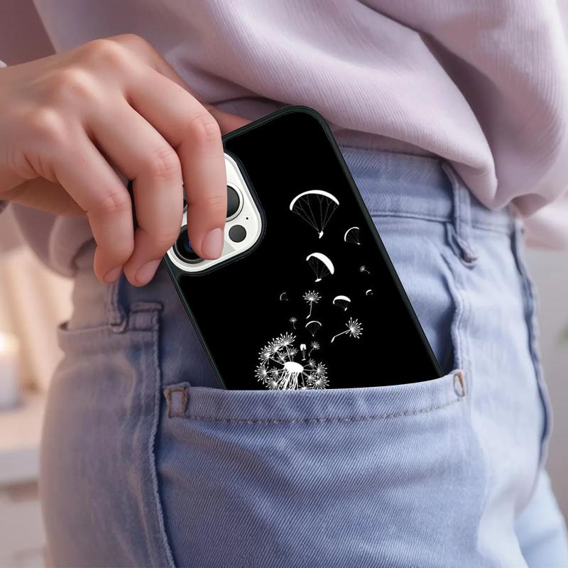 Чехол для телефона с одуванчиками для iPhone 17 Air 15 16e 14 13 Pro Max Coque 12 11 Pro Max PLUS
