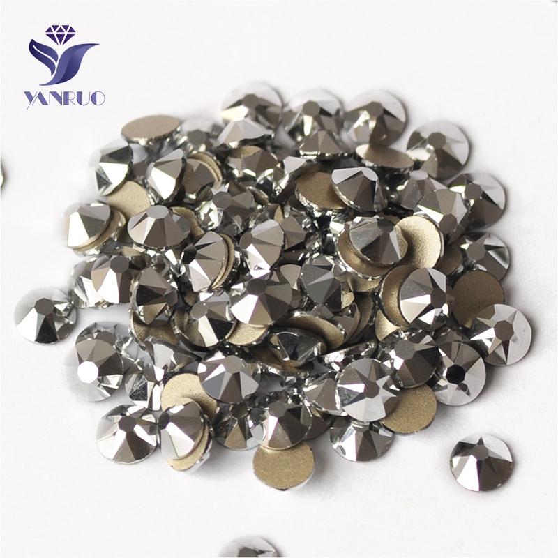 Light Chrome Rhinestones Glass Rhinestones for Shoes