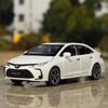 Toyota Corolla Симуляция Литье под давлением и Игрушечный Автомобиль Звуки и Свет Оттягиваемый Автомобиль 1:32 модели коллекции сплавов, подарки для детей