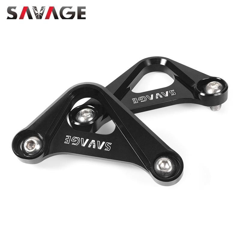 Rear Footrest Blanking Plate For KAWASAKI NINJA 650 Z650 2017-2026 EX650 Motorcycle Racing Hook Passenger Foot Rest Pedal Delete