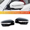 Для Nissan Qashqai X-Trail Murano Rogue Pathfinder 2015- ABS Накладка на боковое зеркало Заглушка крыла Внешняя отделка двери Наклейка с клеем