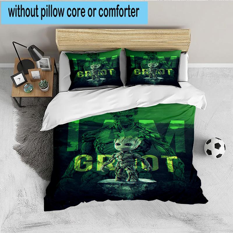 Tree Spirit's Electric Glow 3PCS Bedding set,Ideal for 1pc Duvet Cover And 2pcs Pillowcases Perfect for Fan gift,Ideal for Bedroom, Dormitory