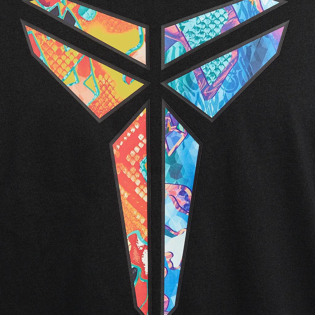 Nike Max90 SS25 Кобе Свободная Простая Удобная Футболка с Коротким Рукавом Мужские Топы Черный HJ3423010