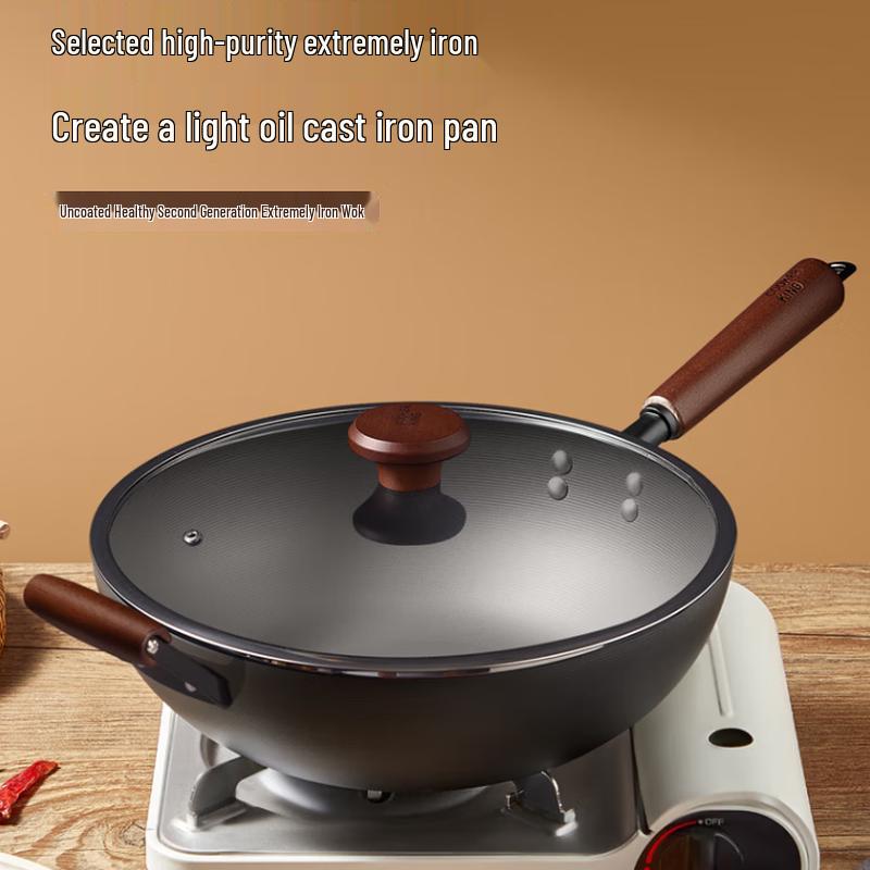 COOKER KING Профессиональная чугунная сковорода для стир-фрая