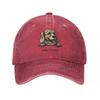 Punk Unisex Cotton Peeking Dog Golden Retriever Baseball Cap Adult Adjustable Dad Hat for Unisex Women Hip Hop