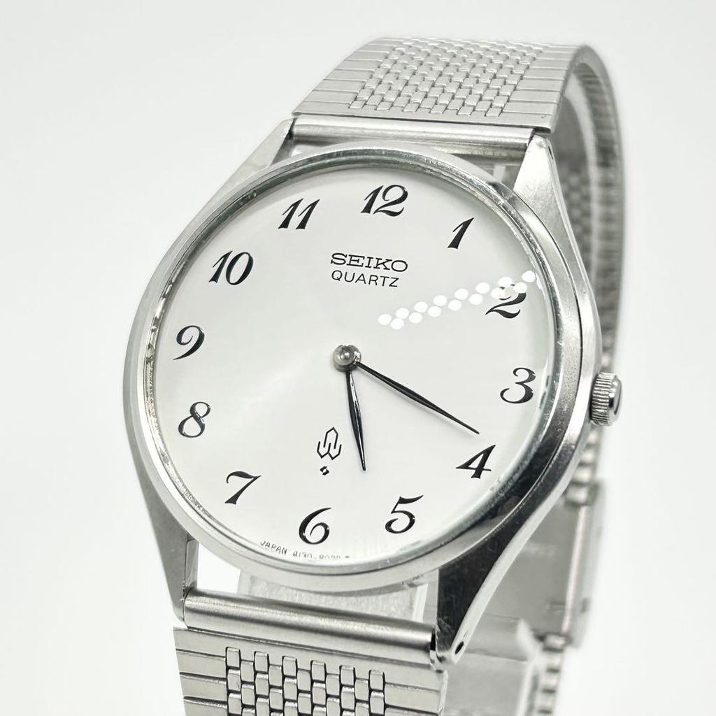 [Б/У] SEIKO 4130-8020 Винтажные кварцевые наручные часы