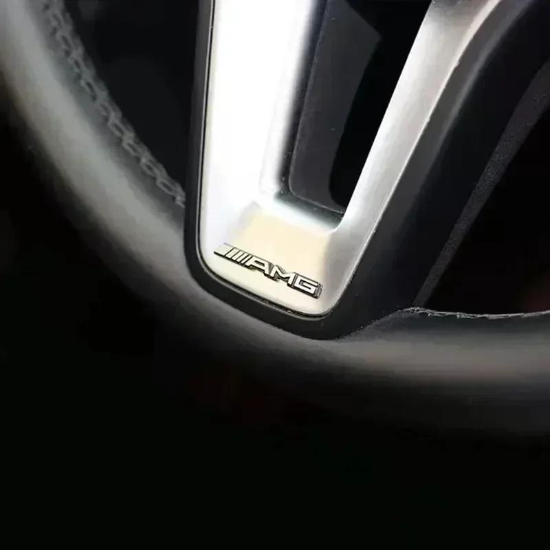 car audio decorate 3D Aluminum Badge Emblem Sticker For Mercedes Benz AMG GLE GLS CLS GLC CLA GLA GLB Accessories Car Styling