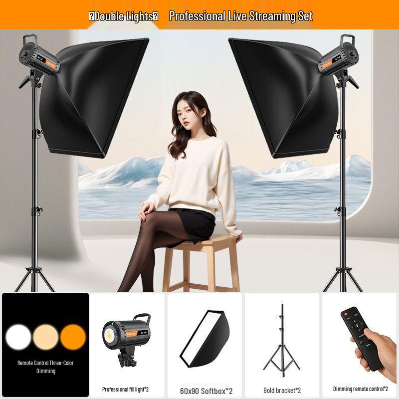 500 Вт Супер Яркий Профессиональный Заполняющий Свет для Прямых Трансляций и Фотографии