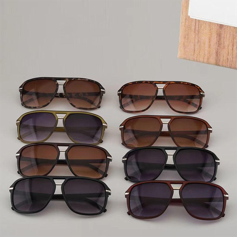 Винтажные солнцезащитные очки квадратной формы с большой оправой, женские, дизайнерские, модные, мужские, для вождения на открытом воздухе, защита от УФ-лучей UV400