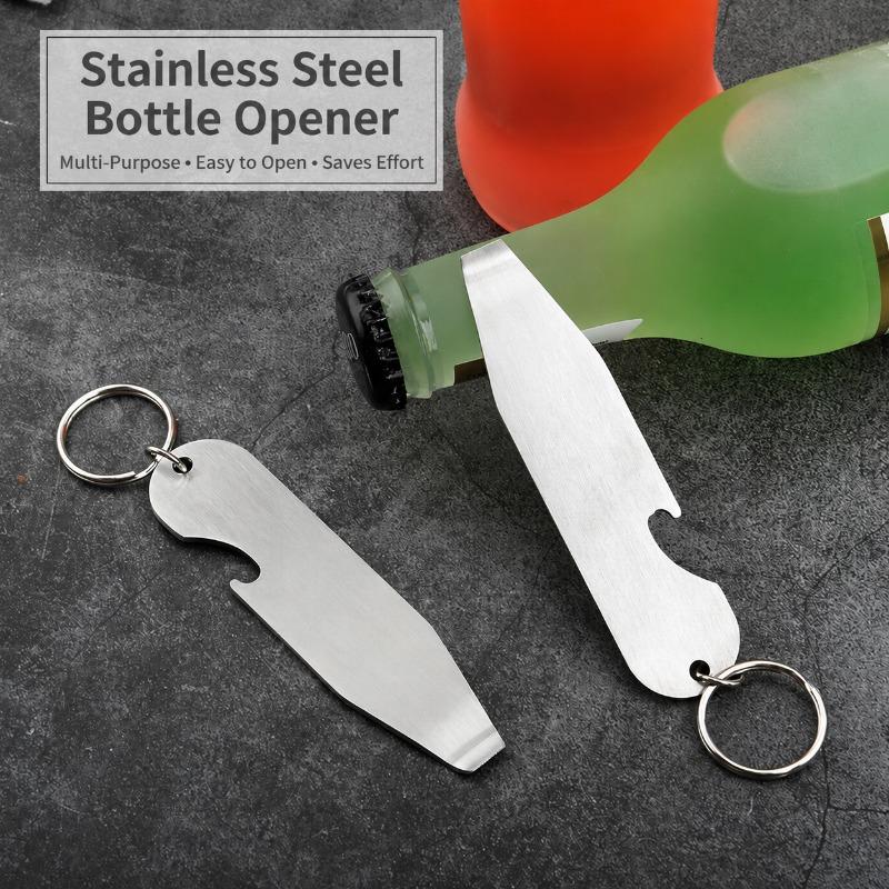 Multi-Function Paint Can Opener Portable Stainless Steel Bottle Opener for Paint Cans Wood Wax Oil Tangerine Peel Bulk 6