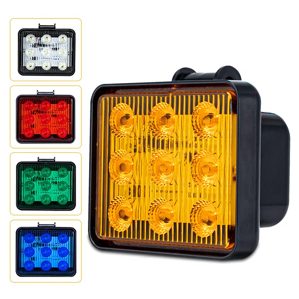 9 светодиодов 5 Вт точечный рабочий свет 12 В 24 В мигающий автомобильный светодиодный прожектор квадратный автомобильный грузовик внедорожный мини светодиодный бар квадроцикл внедорожные аксессуары 4x4