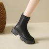 2024 Новая Мода Зимние Ботинки Платформа Готические Ботинки Женские Повседневные Задние Молнии Женские Ботильоны Женские Короткие Ботиночки