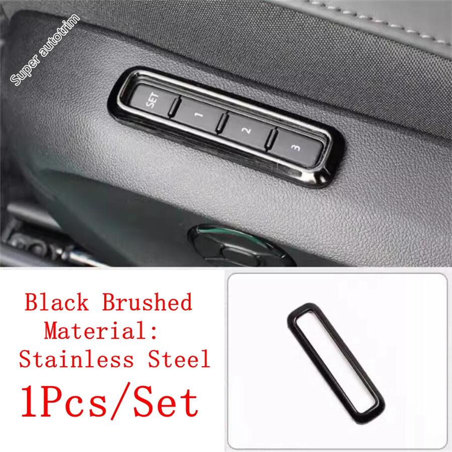 Car Seat Adjust Memory Button Switch Frame Cover Trim Accessories For Volkswagen Arteon 2018 - 2024 / Skoda Kodiaq 2017 -