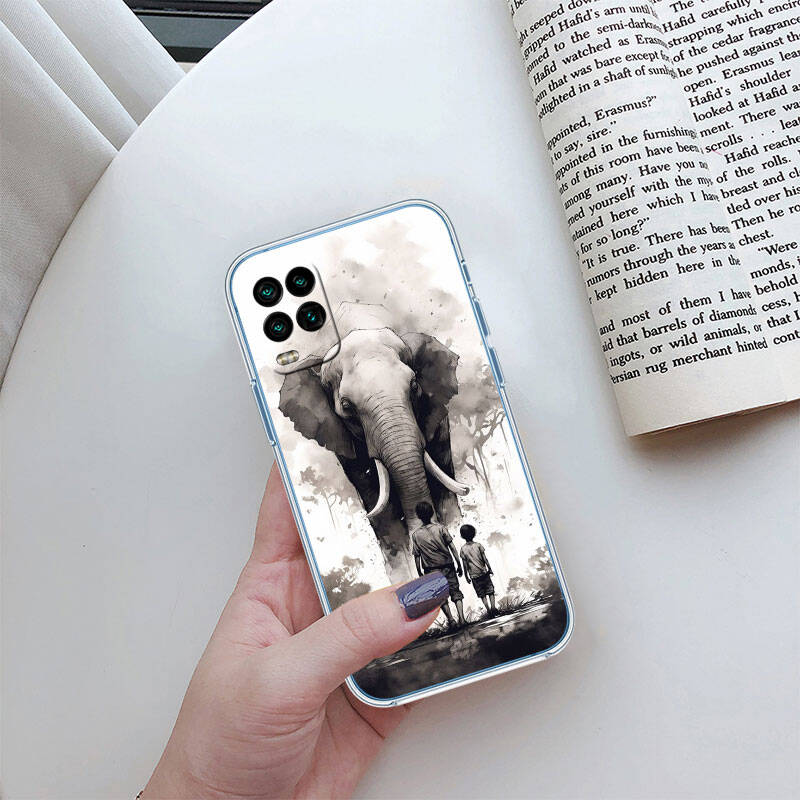 MH8 Animal Elephant Phone Case for Motorola Edge 20 30 S30 40 50 Fusion Lite Plus Pro Neo Ultra One Power Action Macro Hyper Vision Zoom