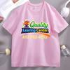 Quality Learing Center T Shirt Funny Republican Humor Childcare T-Shirt Unisex Women Short Sleeve Printed Tshirt Unisex Clothing