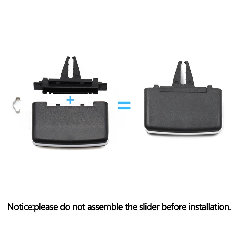 Передняя часть автомобиля AC Air Vent Outlet Tab Clip Ремкомплект для кондиционера для Mercedes Benz C GLK Class W204 C180 C200 GLK260